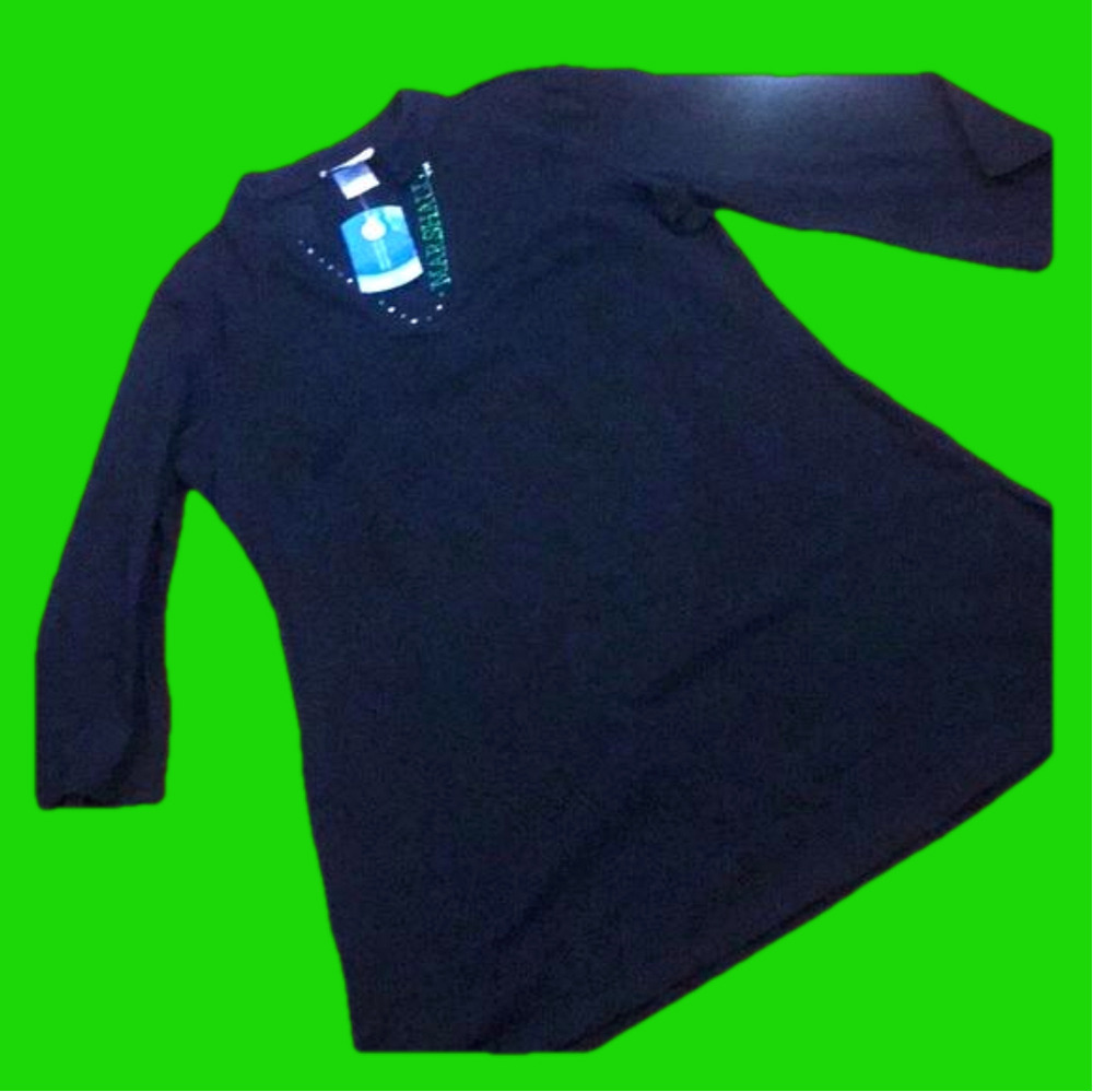 NWT rhinestone Marshall tunic S